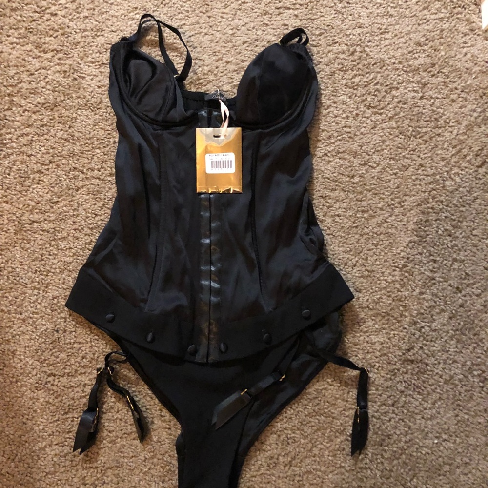 NWT AGENT PROVOCATEUR BILLY BODY BLACK AP2 SMALL - Picture 4 of 4